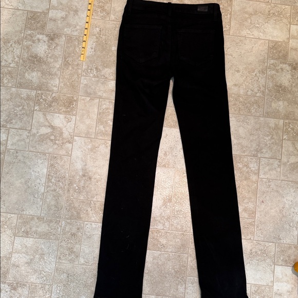 PAIGE Women's Classic Black Straight Leg Jeans - Picture 8 of 8